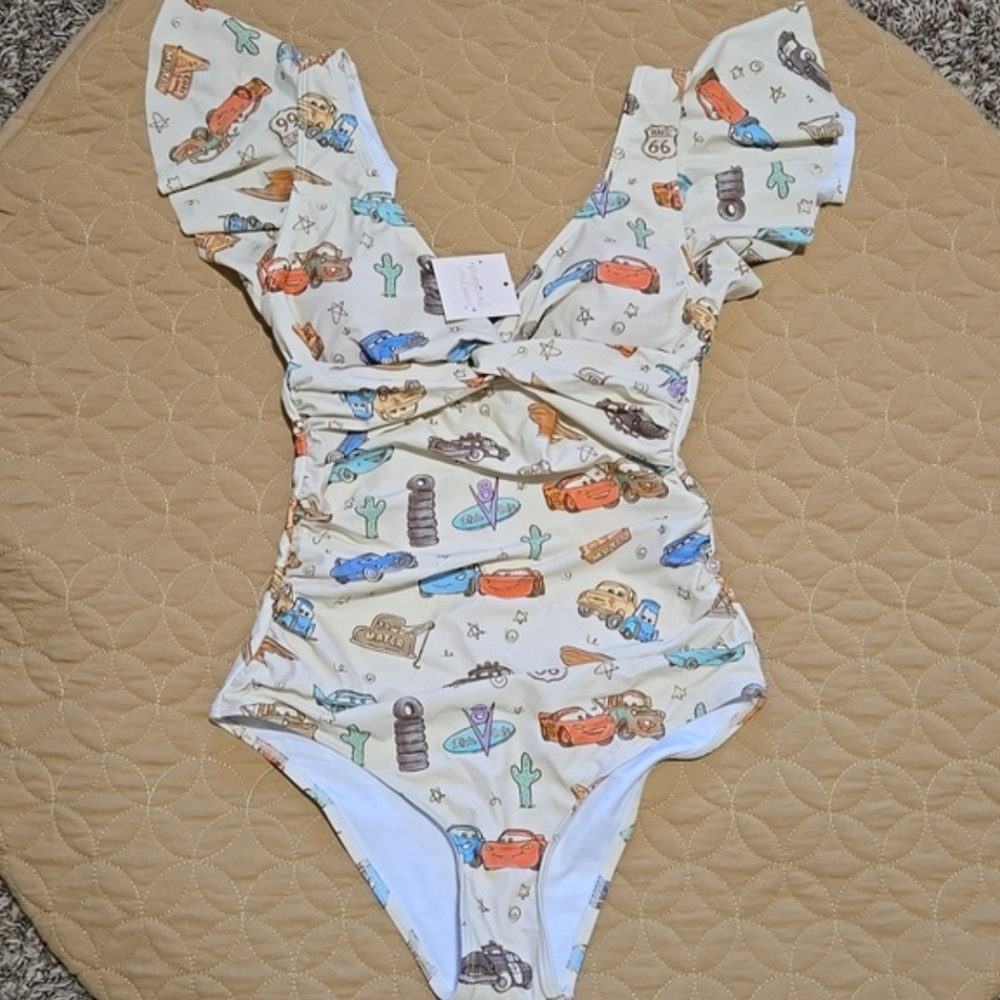 Women's One-piece Swimsuit- Route 66